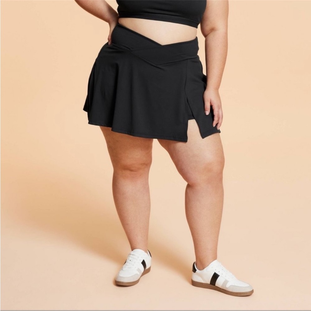 Blogilates Women's Ballerina Skort - Black Size 3X NWT